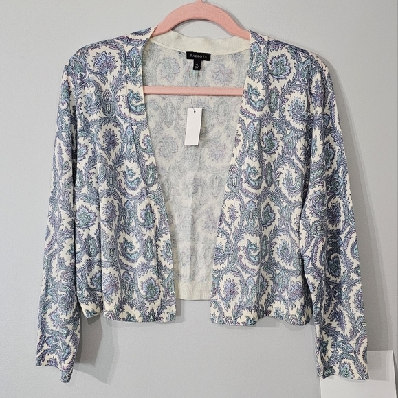 SPIRAL PAISLEY DRESS SHRUG - Picture 7 of 8